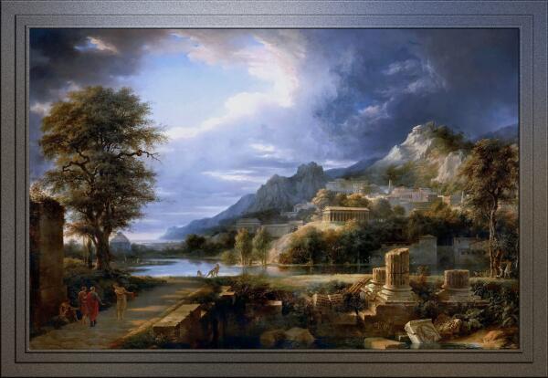 Ancient City of Agrigent by Pierre-Henri de Valenciennes by xzendor7